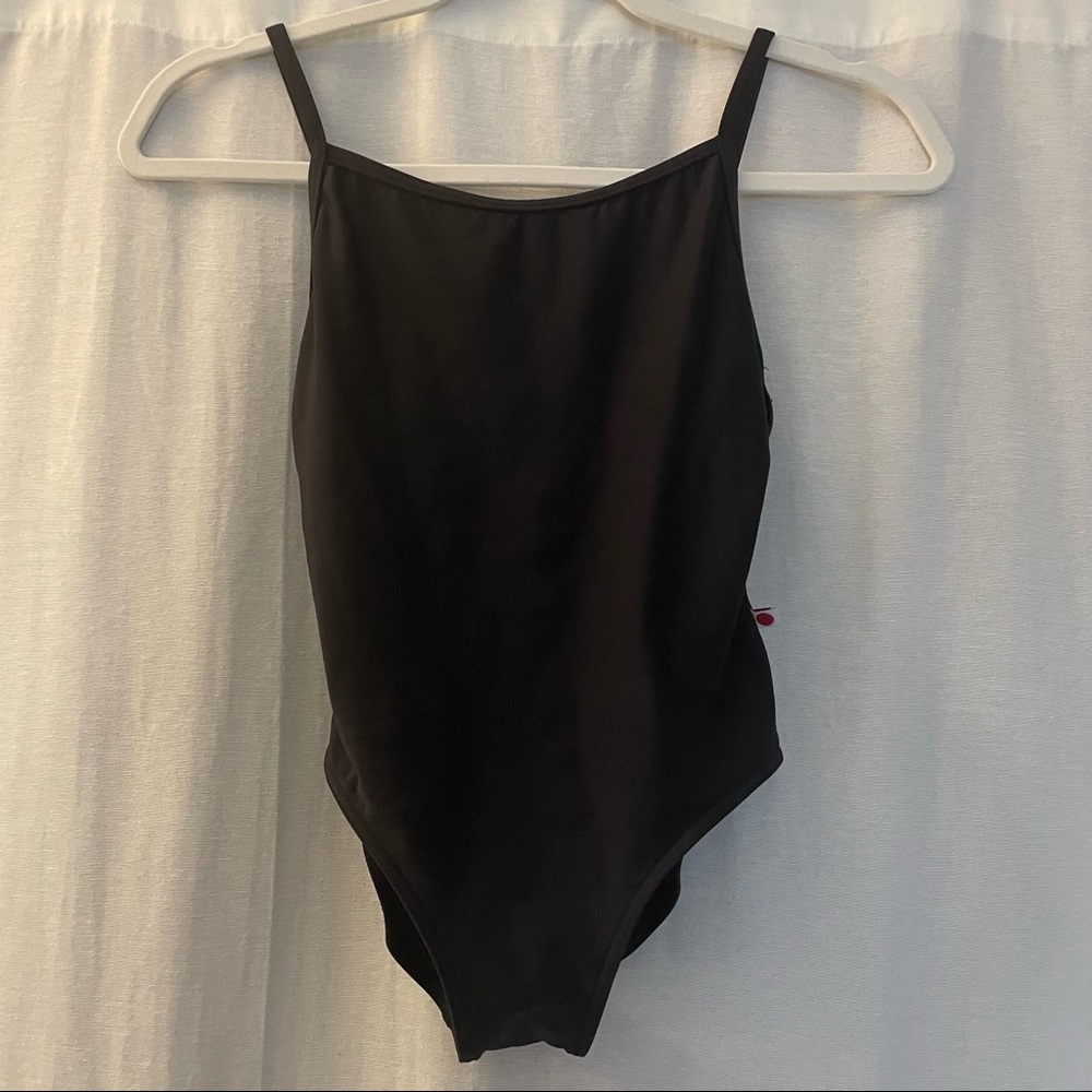 black heather yumiko leotard XS